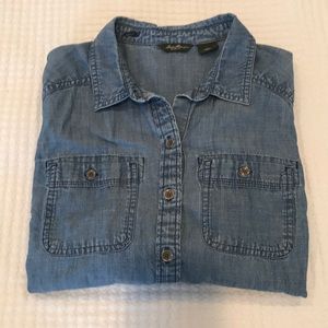 Eddie Bauer Chambray Denim Shirt